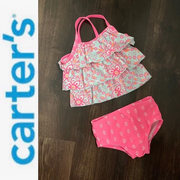 🌸🌸Cute Layered Ruffle 2Pc Swimsuit